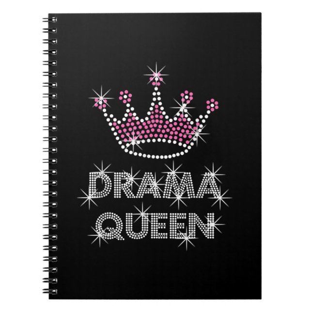 Drama Queen Acting Actress Film Student Anteckningsbok (Framsidan)