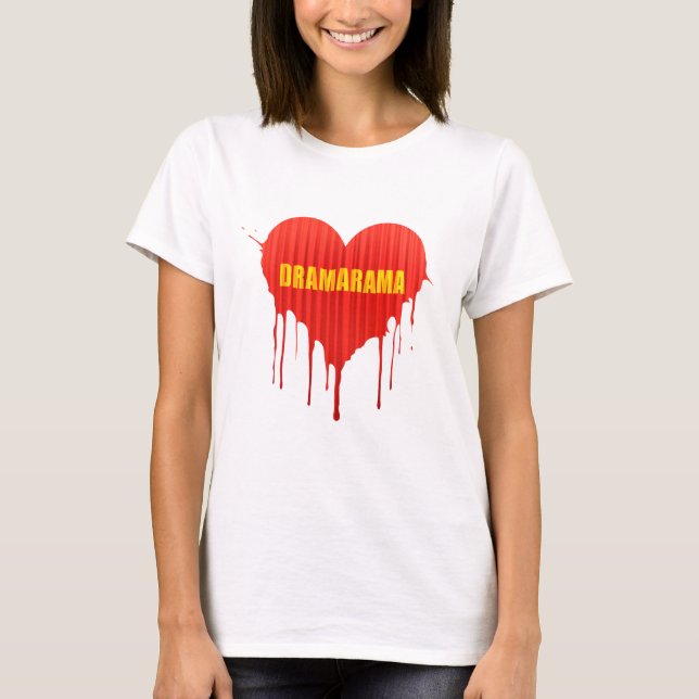 Drama Queen Dramarama bleeding heart women's T Shirt (Framsida)