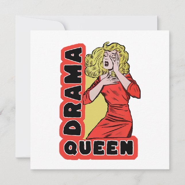 Drama Queen för att allt är spännande för mig (Framsida)