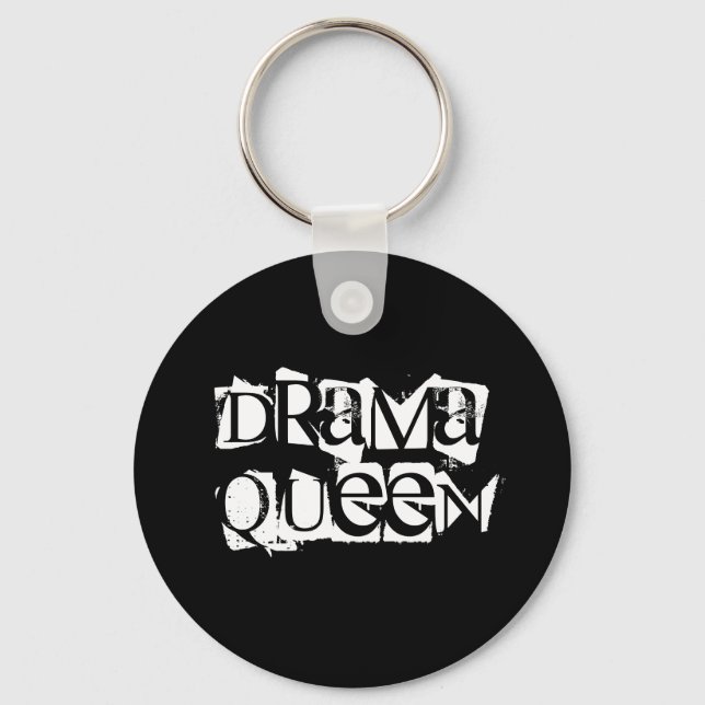 Drama Queen Keychain Nyckelring (Framsida)