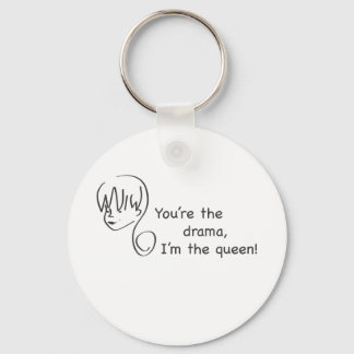 Drama Queen Keychain Nyckelring