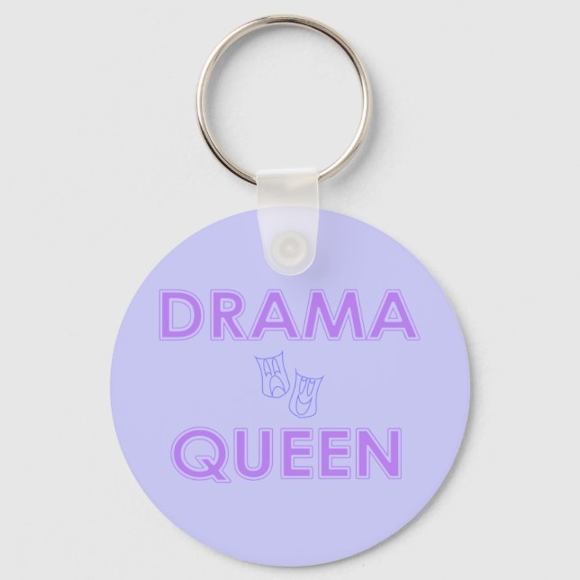 Drama Queen Keychain Nyckelring (Framsida)