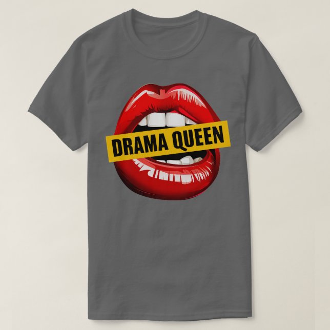 Drama Queen T Shirt (Design framsida)
