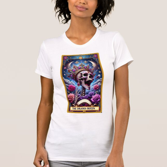 Drama Queen Tarot Card T Shirt (Framsida)