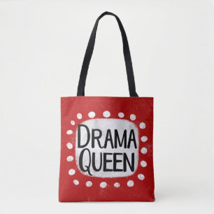 Drama Queen Tote Bag Tygkasse