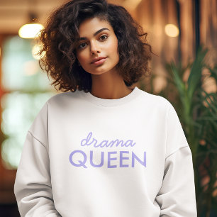 Drama Queen   Trendig Modern Lila Girly Quote Art T Shirt