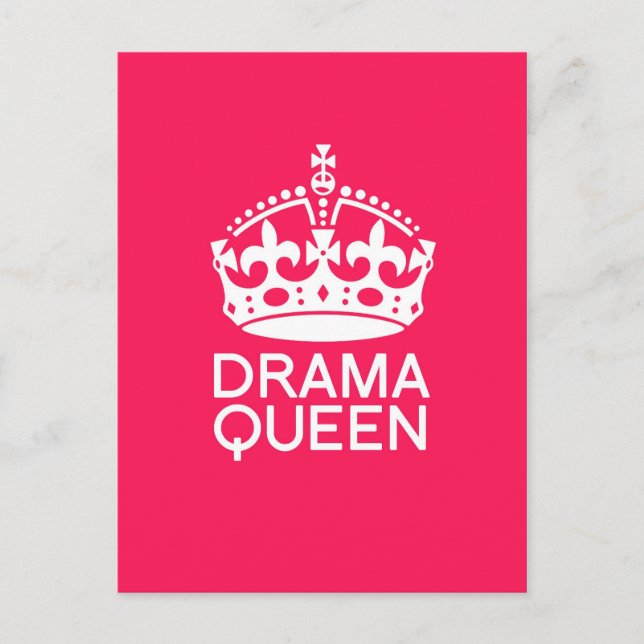 Drama Queen Vykort (Framsida)