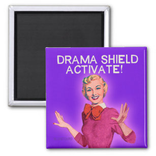 Drama Shield Aktivera. Blundkort. Bluntcard. Magnet
