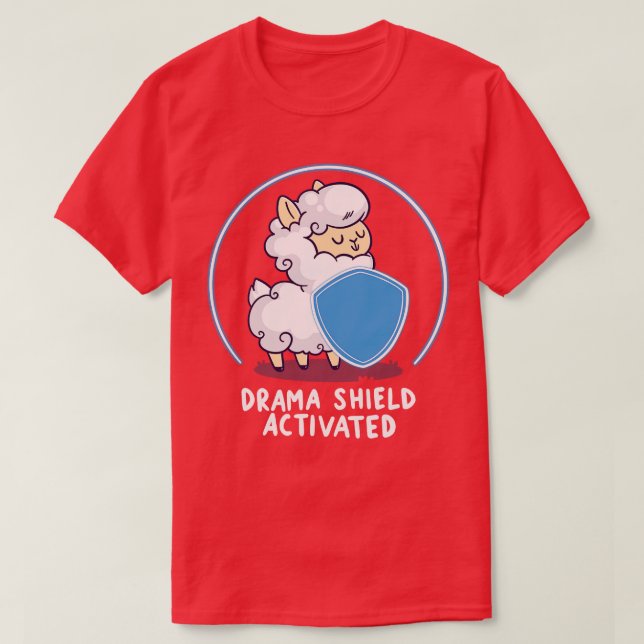 Drama Shield T Shirt (Design framsida)
