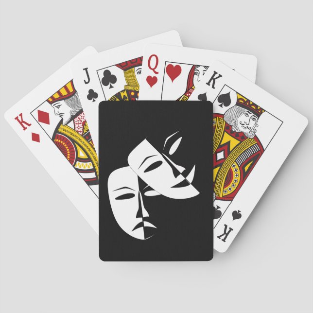 Drama Teater Masker Spelkort (Baksidan)