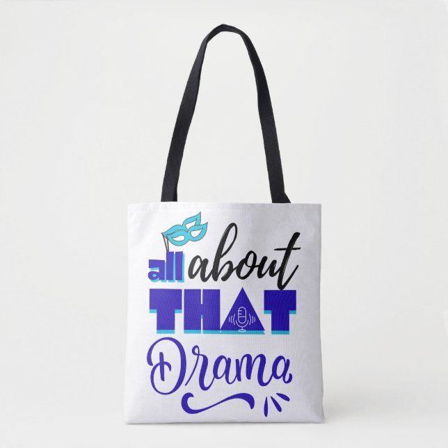 Drama Tote Bag Tygkasse (Framsida)