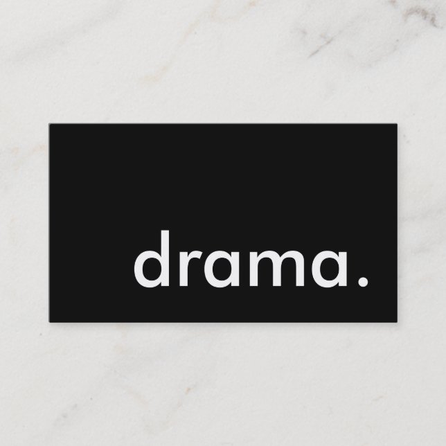 drama. visitkort (Framsida)