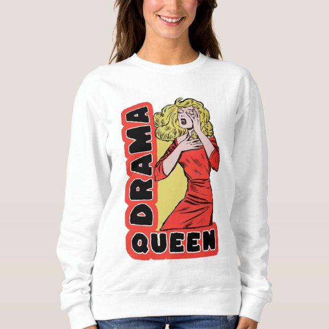 Dramadrottning eftersom allt exciterar mig för myc t shirt (Framsida)