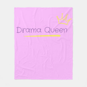 Dramadrottning Fleecefilt