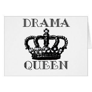 Dramadrottning Hälsningskort