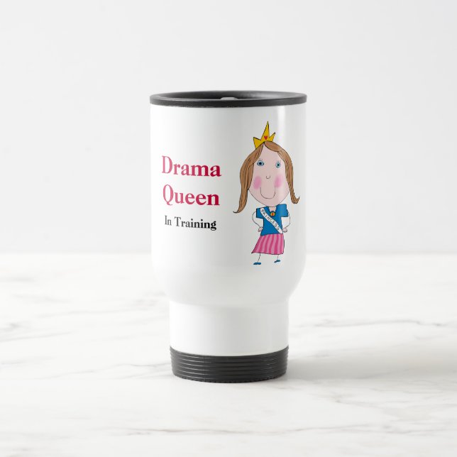 Dramadrottning i utbildningstravel mug resemugg (Center)