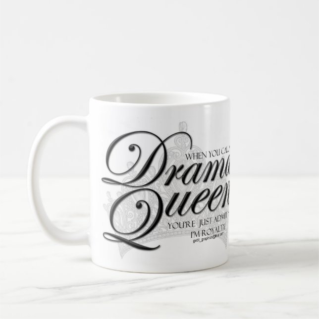 Dramadrottning Kaffemugg (Vänster)