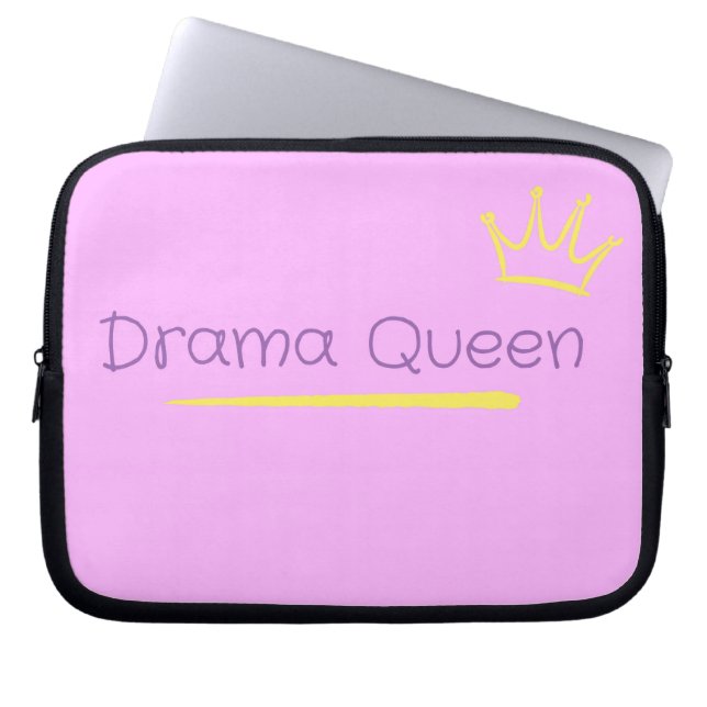 Dramadrottning Laptop Fodral (Framsidan)