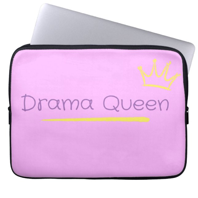 Dramadrottning Laptop Fodral (Framsidan)