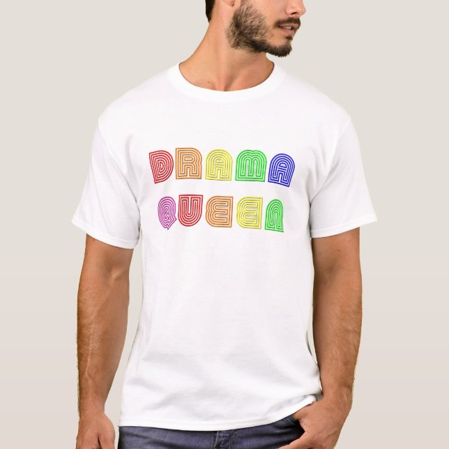 Dramadrottning Tee Shirt (Framsida)