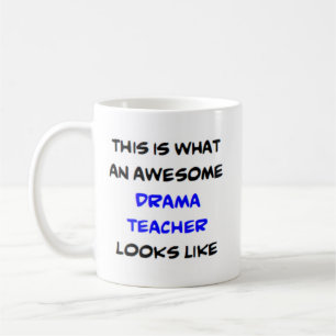 dramalärare i fantastisk kaffemugg
