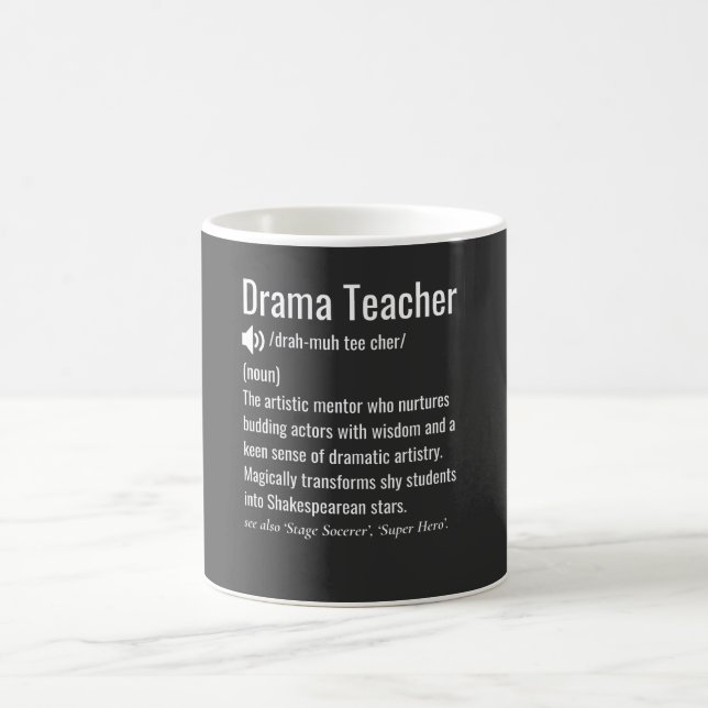 Dramalärare  kaffemugg (Center)