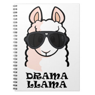 DramaLlama Anteckningsbok Med Spiral