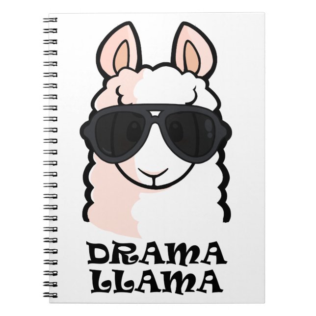 DramaLlama Anteckningsbok Med Spiral (Framsidan)