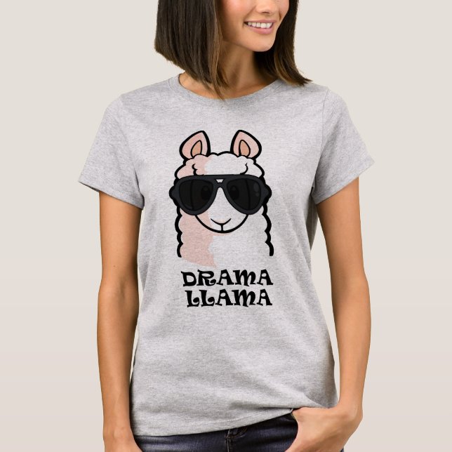 DramaLlama Tee Shirt (Framsida)