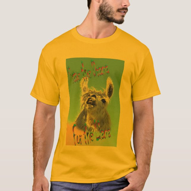 DramaLlamaT-tröja Tee Shirt (Framsida)