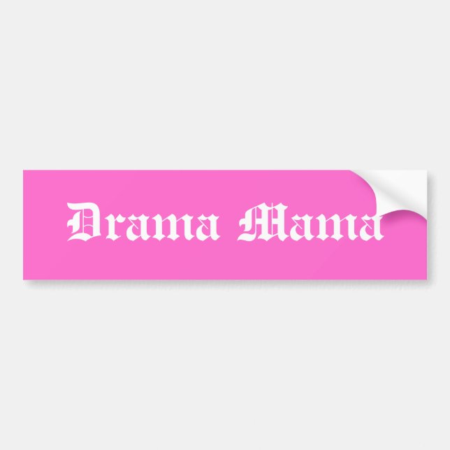Dramamammabildekal Bildekal (Framsidan)