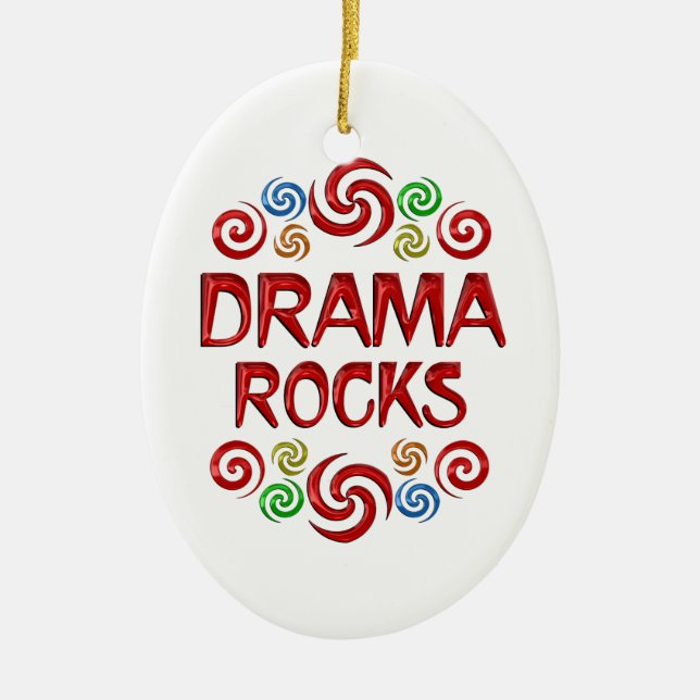 Dramastenar Julgransprydnad Keramik (Framsidan)