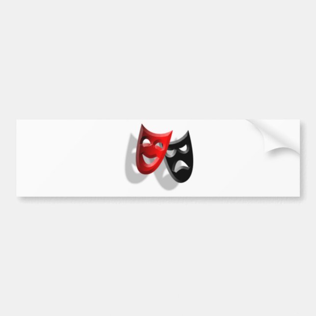 Dramat maskerar bildekal (Framsidan)