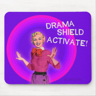 Dramat skyddar aktiverar. Bluntcards. Bluntcard. Musmatta