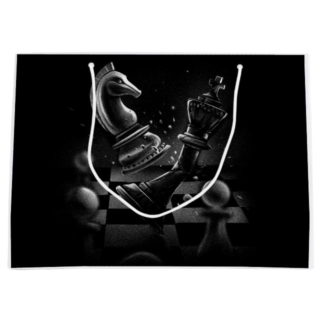 Dramatic Chess Battle - Knight vs. Horse (Framsidan)