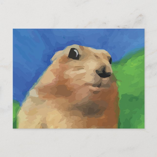 Dramatic Chipmunk Vykort (Framsida)