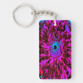 Dramatic Crimson Red, Lila and Black Dahlia