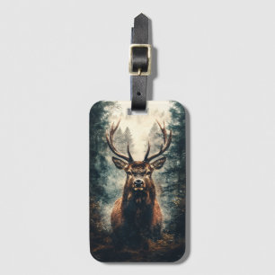 Dramatic Elk i Skogen Bagagebricka