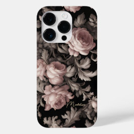 Dramatic Flowers - iPhone 14 Pro Personlig Fodral