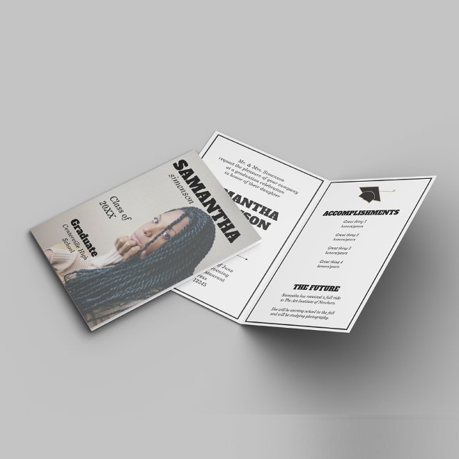 Dramatic Magazine Stil Studentfest Inbjudan (Skapare uppladdad)