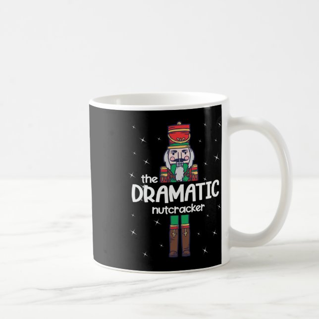 Dramatic Nutcracker Family Matching Funny Gift Paj Kaffemugg (Höger)
