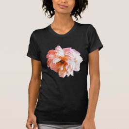 Dramatic Pinkish Peach Peony T Shirt