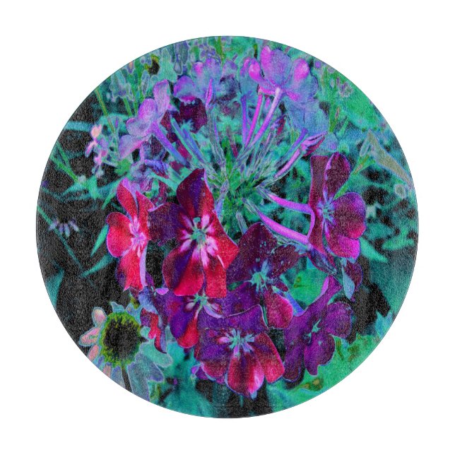 Dramatic Red, Lila and Rosa Garden Flower (Framsidan)