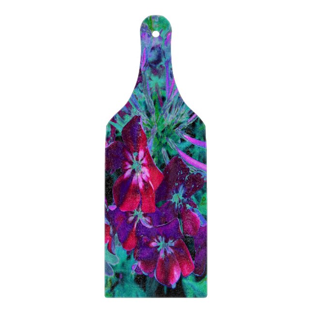 Dramatic Red, Lila and Rosa Garden Flower (Framsidan)