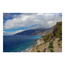 Dramatic Seashore on Crete, Grekland
