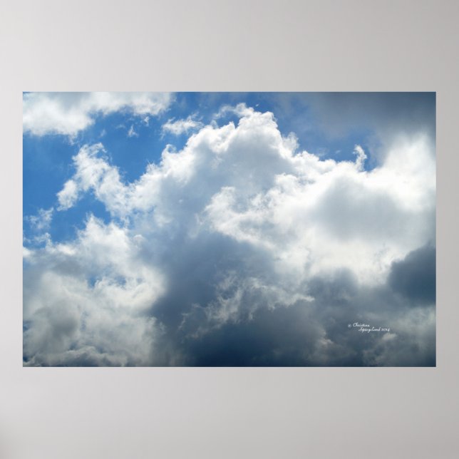 Dramatic Storm clouds in Florida Poster (Framsidan)