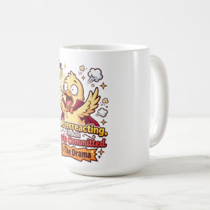 Dramatisk Anka Rolig Kaffemug Kaffemugg