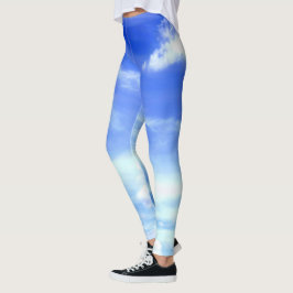Dramatisk blå himmel leggings