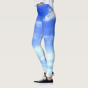 Dramatisk blå himmel leggings