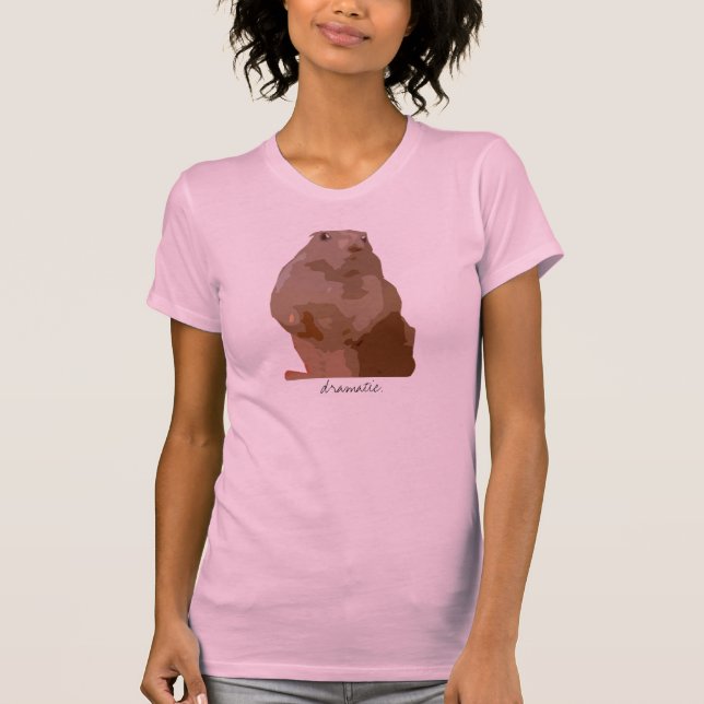 Dramatisk Hamster T-shirt (Framsida)